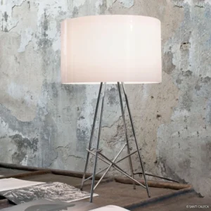Lampa stołowa FLOS Ray T, biały klosz