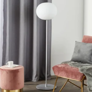 Lampa stojąca FLOS Glo-Ball Floor 1, srebrny matowy