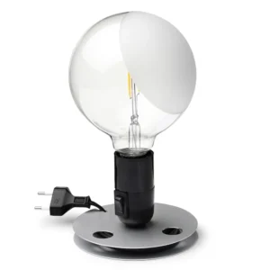 Lampa stołowa LED FLOS Lampadina, czarna