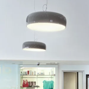 FLOS Smithfield żyrandol LED, mud