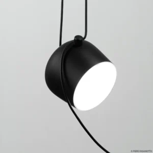 FLOS Aim Small lampa wisząca LED, czarna