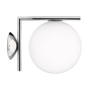 Kinkiet FLOS IC C/W1, chrom Ø 20 cm