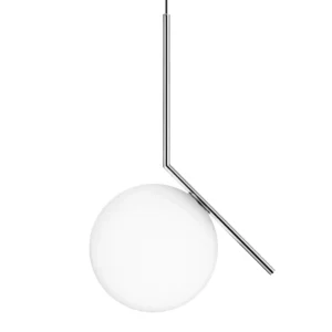 Żyrandol FLOS IC S2, chrom Ø 30 cm