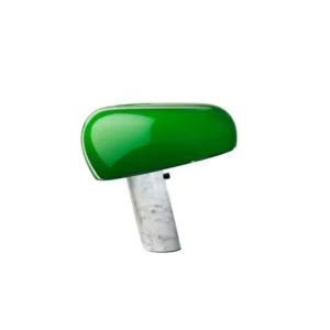 Lampa stołowa FLOS Snoopy ze ściemnianym przyciskiem, zielona