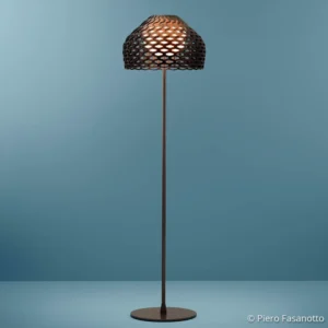 Lampa stojąca FLOS Tatou F z ściemniaczem, kolor ochra szary