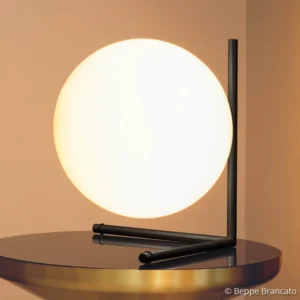 Lampa stołowa FLOS IC T2, czarna
