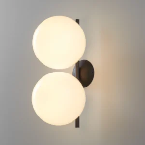 FLOS IC C/W1 Podwójny kinkiet czysty Ø 20 cm