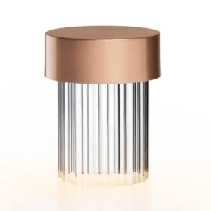 Lampa stołowa FLOS LED na akumulator Last Order, miedź, IP55