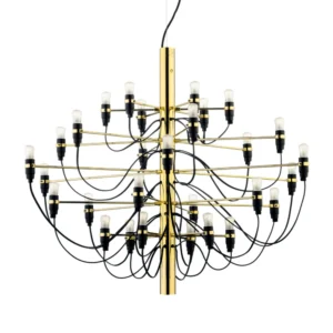 FLOS 2097/30 żyrandol mosiądz 30x2,7W LED matowy