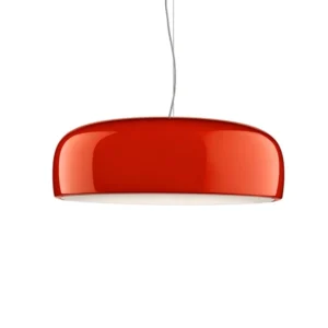 FLOS Smithfield S Pro DALI lampa wisząca, czerwona