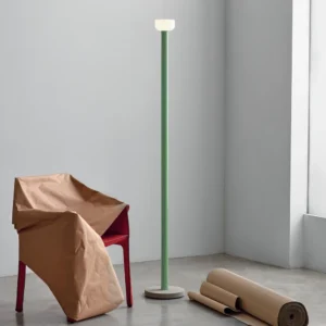 FLOS Bellhop lampa stojąca LED, zielona