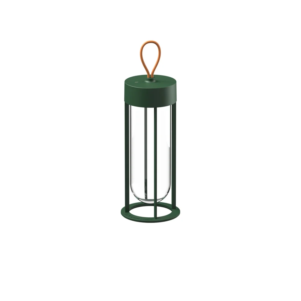 FLOS In Vitro Unplugged lampa LED zielona 2700 K