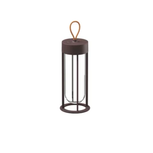 FLOS In Vitro Unplugged lampa LED brązowa 2700 K