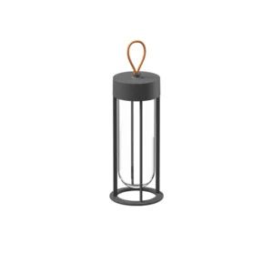 FLOS In Vitro Unplugged lampa LED szara 2700 K