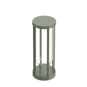 FLOS In Vitro Bollard 1, 2700 K, 40 cm, jasnozielony