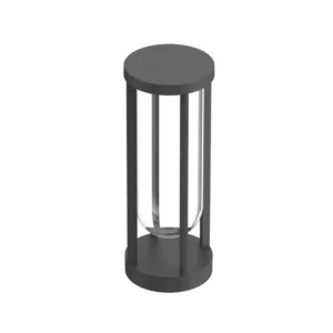 FLOS In Vitro Bollard 1, 2700 K, 40 cm, antracytowy