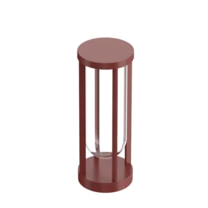 FLOS In Vitro Bollard 1, 2700 K, 40 cm terakota