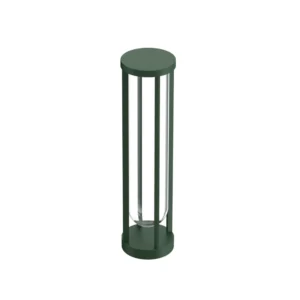 FLOS In Vitro Bollard 2, 2700 K, 60 cm ciemnozielony