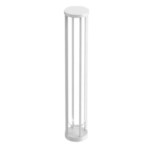 FLOS In Vitro Bollard 3, 2700 K, 90 cm, biały