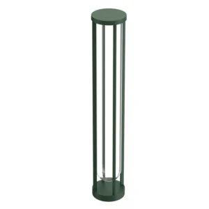 FLOS In Vitro Bollard 3, 2700 K, 90 cm ciemnozielony