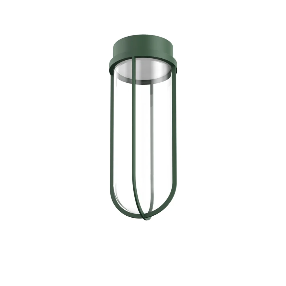 FLOS In Vitro Ceiling lampa sufitowa ciemnozielona