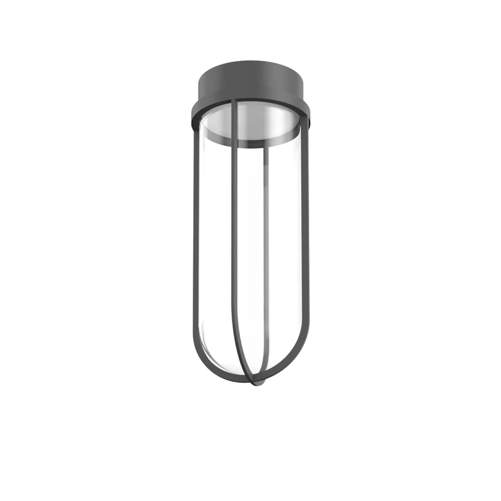 FLOS In Vitro Ceiling lampa sufitowa antracytowa
