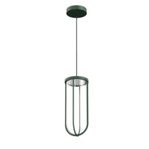 FLOS In Vitro Suspension, 2 700 K, ciemnozielona