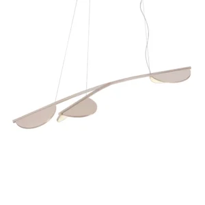 FLOS Almendra Organic lampa żyrandol 3-punktowa krótka różowa