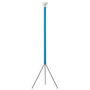Lampa stojąca FLOS Luminator, jasnoniebieska, wysokość 189 cm, metal
