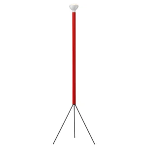 Lampa stojąca FLOS Luminator, czerwona, wysokość 189 cm, metal