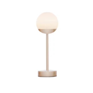 Lampa stołowa LED Norai Slim, mosiądz