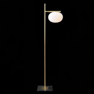 Oluce Alba - Lampa stojąca ze ściemnianiem, 1-punktowa