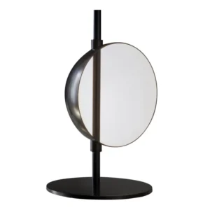 Lampa stołowa LED Oluce Superluna 297, czarna