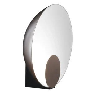 Oluce Siro lampa stołowa LED ściemniana Ø 34 cm Bronz