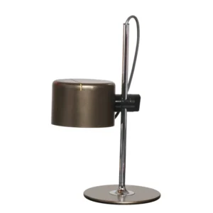 Lampa stołowa LED Oluce Mini Coupè, brązowa