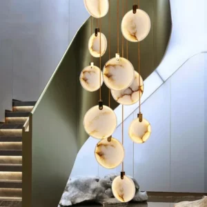 Lampa Wisząca LED do Wysokiego Salonu i Klatki Schodowej