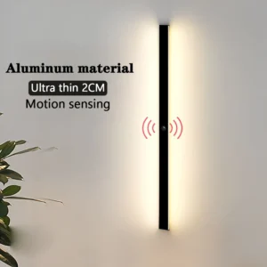2xLama Pionowa Elewacyjna LED z Czujnikiem Ruchu IP65 55-200CM