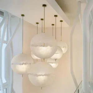Lampa wisząca LED kula Nordic Moon