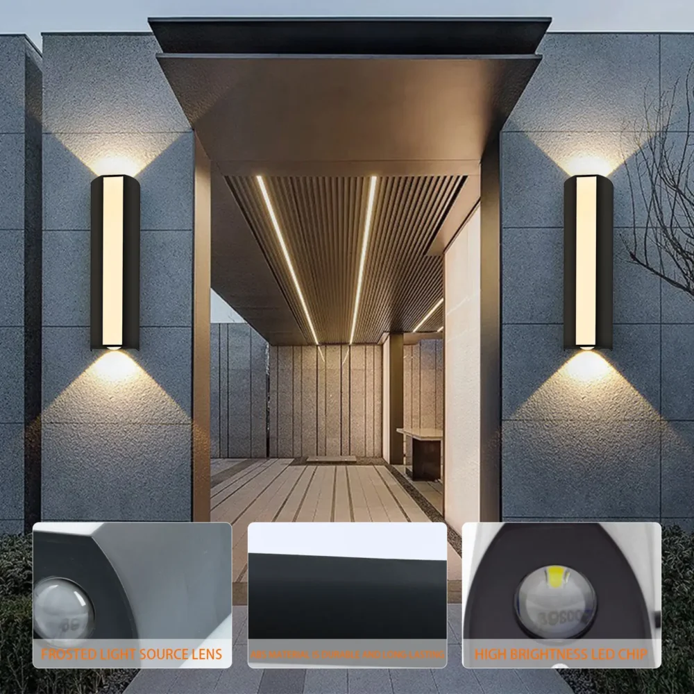 Zewnętrzna lampa ścienna LED 10W IP66 3 Zewnętrzna lampa ścienna LED 10W IP66