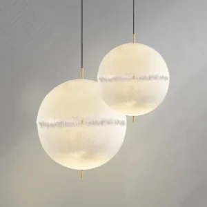 Lampa wisząca LED kula Nordic Moon