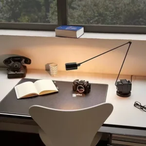 Lampa podłogowa LED z regulowanym ramieniem, styl włoski – zdjęcie 2