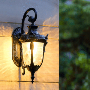 Lampa ścienna zewnętrzna retro