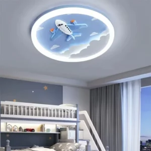 Lampa sufitowa LED do pokoju dziecięcego z obrazkiem, Ø50 cm, 5 wzorów – zdjęcie 1