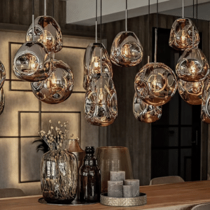 Nowoczesna lampa wisząca LED kryształ