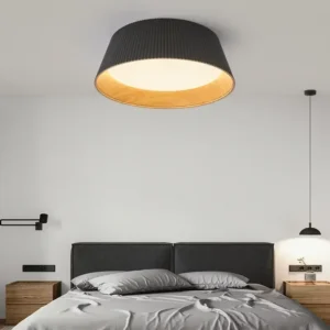 Plafon LED z plisowanym kloszem – zdjęcie 1