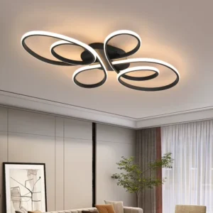 Plafon LED z pętli ściemniany pilotem – zdjęcie 2