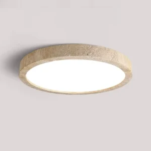 Plafon LED z trawertynu – zdjęcie 1