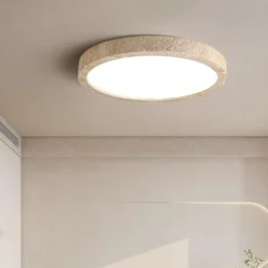 Plafon LED z trawertynu – zdjęcie 2