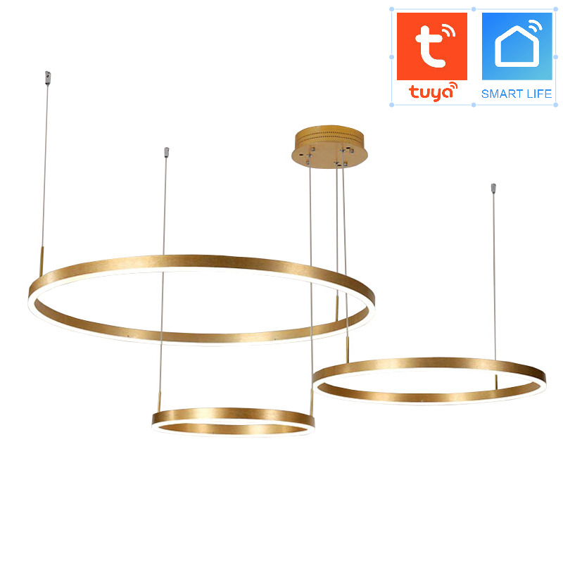 Żyrandol Nowoczesny Ring LED sterowanie Tuya smart