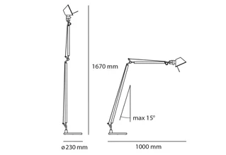 Artemide Tolomeo Floor